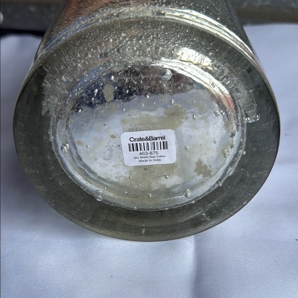 Silver Glass Candle Holder - Picture 2 of 7